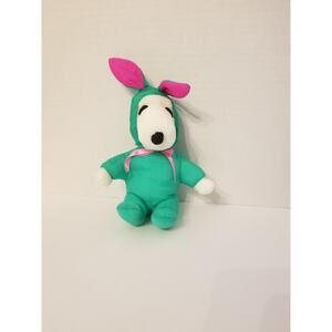 Peanuts Snoopy Easter Plush Bunny Suit 8" Tall